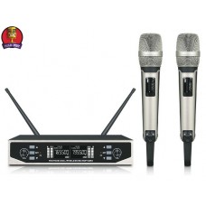 MADMIC X-6 - двухканальная радиосистема с двумя беспроводными микрофонами, сменные частоты UHF , "антишум", "антисвист"