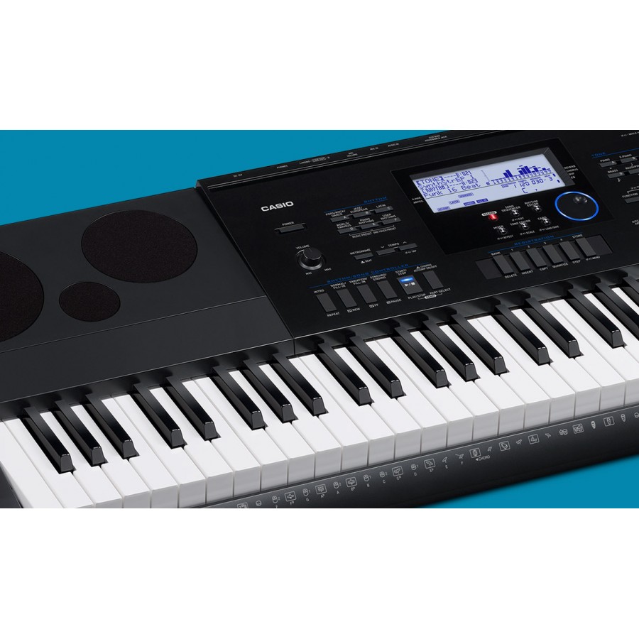Casio WK-6600 - профессиональный интерактивный синтезатор начального уровня, микрофонный вход