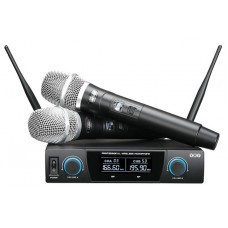 EALSEM ES-888 - вокальная радиосистема с двумя беспроводными микрофонами, UHF