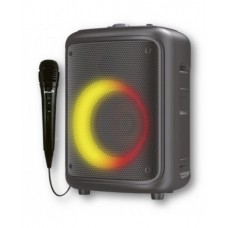 ELTRONIC 20-30 NEW"DANCE BOX 100" - акустическая аккумуляторная колонка Bluetooth, USB, караоке, световая LED панель "ACTIVE RING", микрофон, 9" динамик, 300 Вт