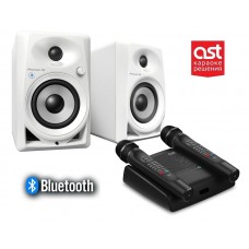 AST PIONEER HOME 2 Bluetooth® (WHITE) - комплект караоке с акустикой PIONEER, функция Bluetooth® 