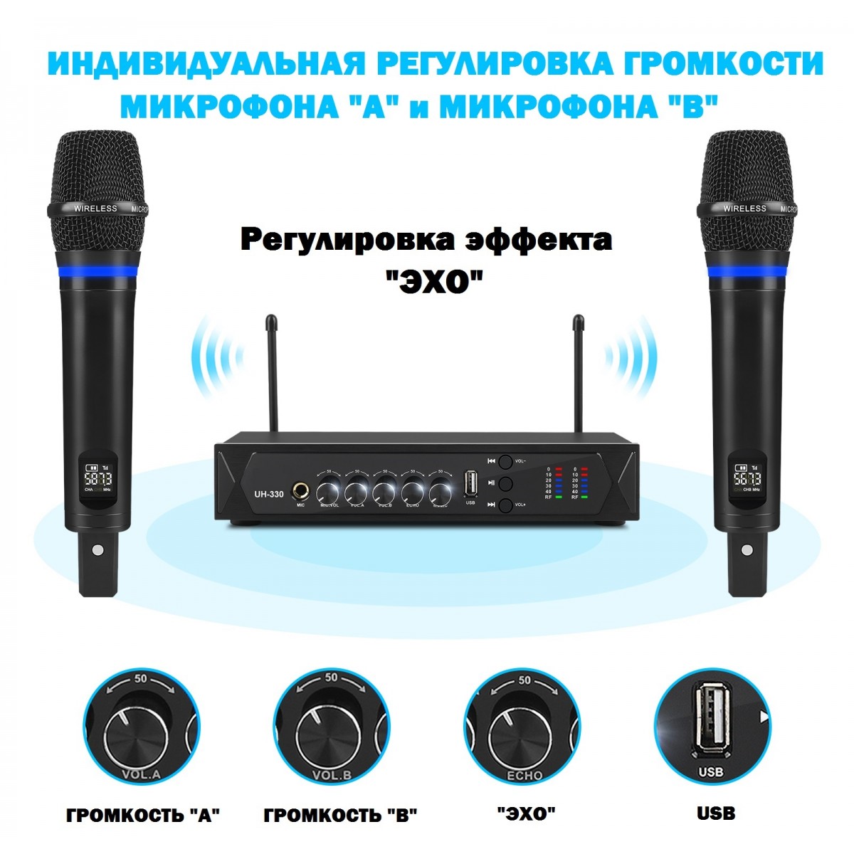 Микрофон с блютуз подключением