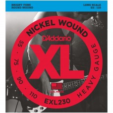 D'ADDARIO EXL230 - струны для БАС-гитары super soft long, 055-110