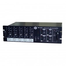 SHOW MA-4075 - трансляционный усилитель мощности 4 канала по 40 Вт ,  4 зоны,  50/700/100V , 4-8 Om,