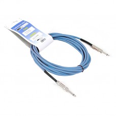 INVOTONE ACI1004/B - инструментальный кабель, 6,3 джек моно <-> 6,3 джек моно, длина 4 м (синий)