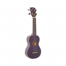 WIKI UK10S/VLT - гитара укулеле сопрано клен, цвет фиолетовый матовый, чехол в комплекте