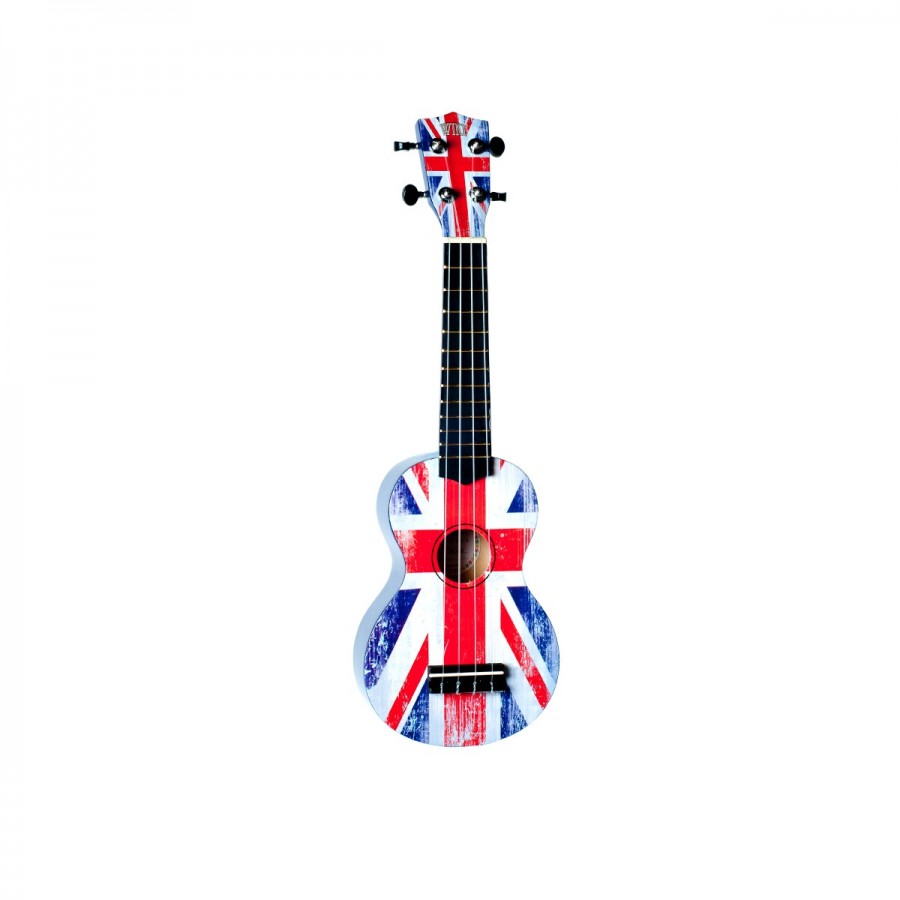 WIKI UK/GB - гитара укулеле сопрано, липа, рисунок 