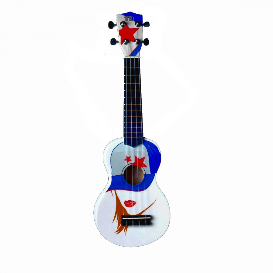 WIKI UK/CAP - гитара укулеле сопрано липа, рисунок 