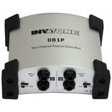 INVOTONE DB1P - пассивный двухканальный директ бокс, цвет серебристый