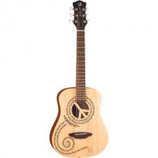 LUNA SAF PCE - акустическая гитара 3/4,ель, цвет натур.чехол в комплекте