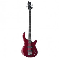 DEAN E1 TRD - бас-гитара, серия Edge 1, 24 лада, менз.34, HH, 1V+1T, цвет прозрачный красный