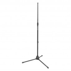 ONSTAGE MS7700B - микрофонная стойка прямая , тренога, регулируемая высота, черная