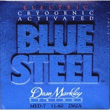 DEAN MARKLEY 2562A Blue Steel - струны для 7-стр. электрогитары,(8% никел. покрытие,заморозка)  11-6