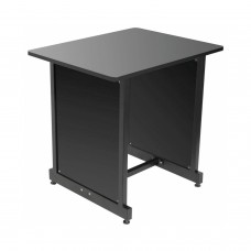 ONSTAGE WSR7500B - рэк- стол 12U стальной каркас, ламинированные панели, колеса ( цвет черный )
