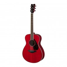 YAMAHA FS820 RR - акустическая гитара, корпус компакт, верхняя дека массив ели, цвет рубиновый