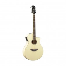 YAMAHA APX600 VWH - акустическая гитара со звукоснимателем, цвет винтажный белый