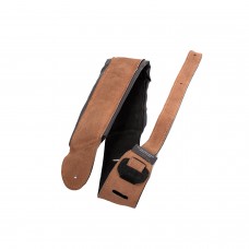 PERRI'S DL-825-229 - кожаный ремень (верх-чёрный цвет, низ-коричневый цвет)