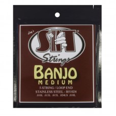SIT Strings B51024 - струны для банджо,(10-13-15-24w-10) 5 струн