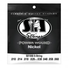 SIT Strings S81068 - струны для 8-ми струнной электрогитары, 10-68
