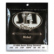 SIT Strings S71059 - струны для 7-ми струнной электрогитары, 10/59