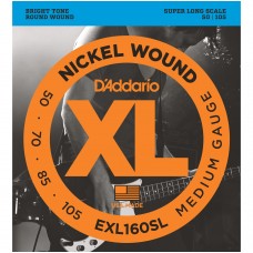 D'ADDARIO EXL160SL - струны для БАС-гитары, regular super long 050-105