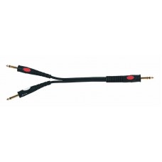 DIE HARD DH620 - проф. инсертный кабель, стерео джек 6.3мм <-> 2х моно  джек 6.3мм, длина 0,3 м