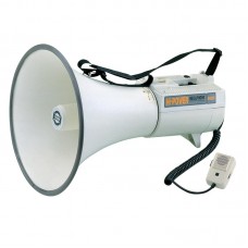 SHOW ER-68 - мегафон 45 Вт, 15 В, выносной микрофон, вход AUX, вес 3,3 кг, алюминий